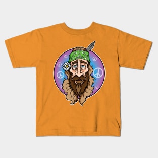 Hippie Man Kids T-Shirt